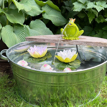 Storm's Gartenzaubereien Zinkwanne oval 40 Liter mit Griffen