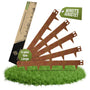 GardenGrace Rasenkante Cortenstahl 5 x 1 m, 1,5 mm – Beeteinfassung aus Edelrost-Stahl für Beete, Rasen und Wege