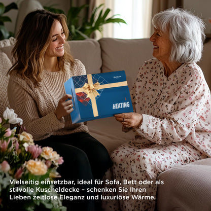 BEDSURE Heizdecke elektrisch - 200x180 cm grau