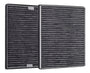 Supremery 2x Aktivkohlefilter Geruchsfilter für Miele DKF 12-P. Schwarze Filter für Dunstabzugshauben (Umluft).