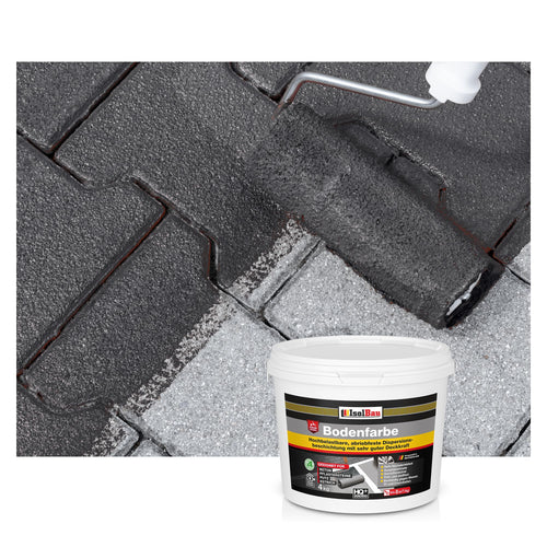 Isolbau Bodenfarbe Anthrazit 4 kg – Boden- und Betonfarbe