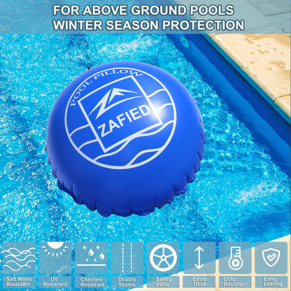 Poolkissen Winter Luftkissen Rund - 4 Meter Durchmesser Schwimmbad