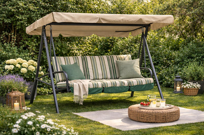 QUICK STAR Ersatzdach Hollywoodschaukel 210x145 cm wasserdicht beige