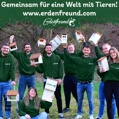 Erdenfreund® Igelhaus – Labyrinth, sicheres Dach für Winterschlaf & Nisten