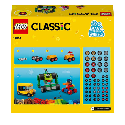 LEGO Classic 11014 Steinebox mit Rädern - Bauset