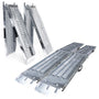 VOUNOT Auffahrrampe 2er Set, faltbare Laderampe aus Stahl, 400 kg, verzinkt und rutschfest