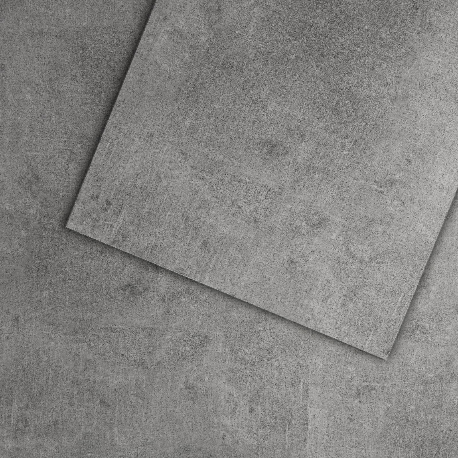 Mulgreat Galena Vinyl-Fliesen selbstklebend PVC-Boden Betoneffekt grau mit rutschfester Oberfläche
