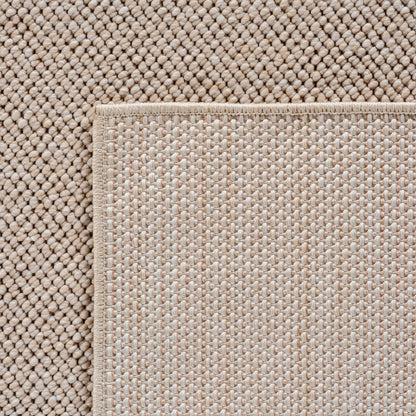 SIMPEX Bouclé Teppich Beige 160x230 cm, Skandi-Look, pflegeleicht