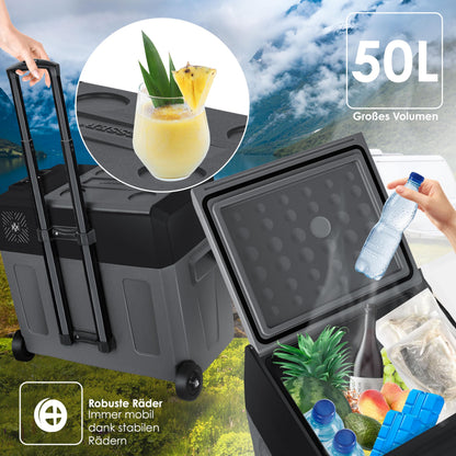 KESSER Kompressor-Kühlbox 50 L elektrisch mit App-Steuerung