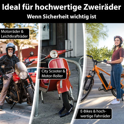 KOHLBURG Kettenschloss – 125cm Bolzenschneider-sicher Level 15