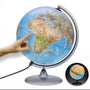 ORBIT GLOBES & MAPS Leuchtglobus 30 cm mit LED-Beleuchtung, deutsch, drehbarer Standfuss