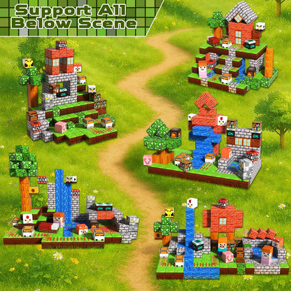 Goody King Magnetbausteine Set - 200 Teile Wald & Wiesen