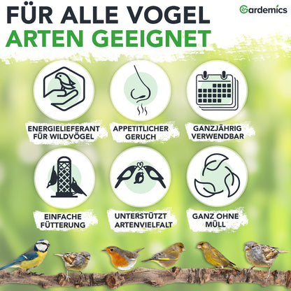 Gardemics Wildvogelfutter Mehlwürmer Ganzjährig 20 Kg