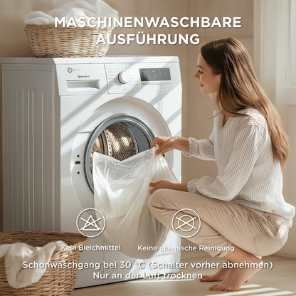 BEDSURE Heizdecke elektrisch mit Abschaltautomatik, 130 x 180 cm