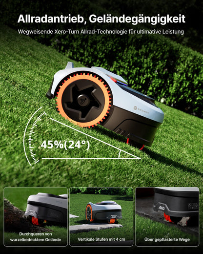 Segway Navimow i205 AWD Mähroboter ohne Begrenzungskabel, 500 m²