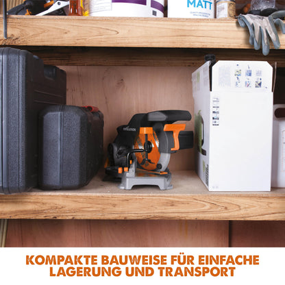 Evolution R210CMS Gehrungssäge - 210mm Multimaterial für Holz & Metall