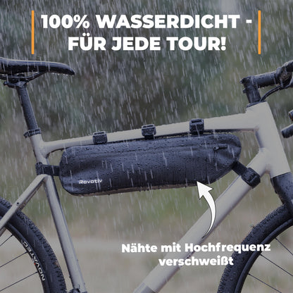 Rovativ Bikepacking-Rahmentasche RRT46, 46 cm, wasserdicht, 3,5 l