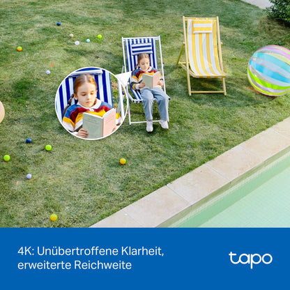 Tapo C560WS 4K 360° WLAN Überwachungskamera Aussen