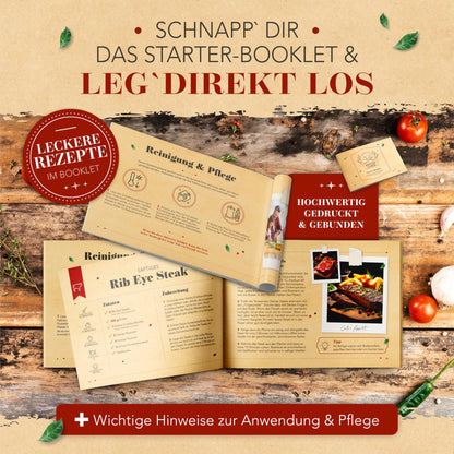 KRUSTENZAUBER Gusseisenpfanne Induktion 28cm – Mit Deckel