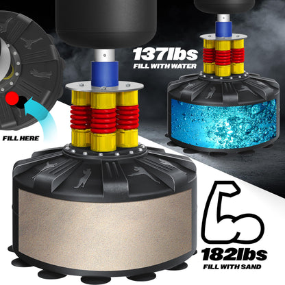 KESSER® Boxsack Set freistehend Erwachsene MMA - Schwarz