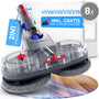 Weidenbach Wischaufsatz für Dyson V7, V8, V10, V11, V15, Gen5 mit abnehmbarem Wassertank und rotierenden Mopps