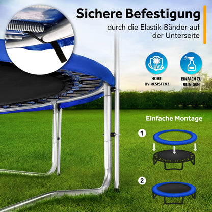 KIDUKU Trampolin Randabdeckung Ø 305 cm, UV-beständig und reissfest
