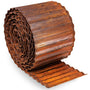 UNIGARDIA UN60 Rasenkante Cortenstahl 12 m Beeteinfassung 15 cm aus Wellblech mit Rostpatina zur Beetabgrenzung