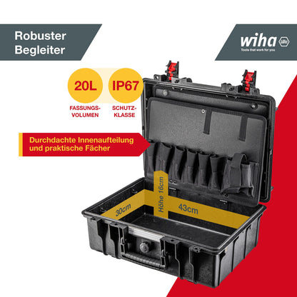 Wiha Lehrlingskoffer Elektroinstallation 38-tlg. VDE (45257)