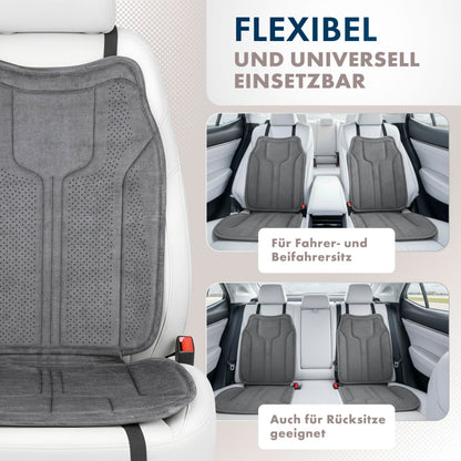 Walser Nubo Auto Sitzauflage 2 Stück, Sitzschoner anthrazit
