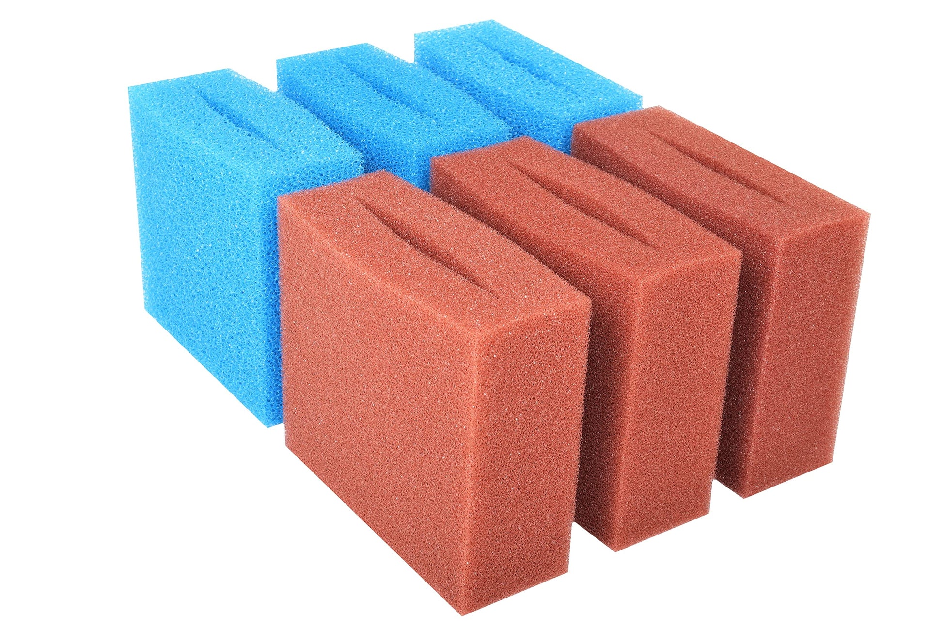 Wacredo Ersatzschwamm Set für Oase BioSmart 14000/16000 Teichfilter, blaue und rote Schwämme