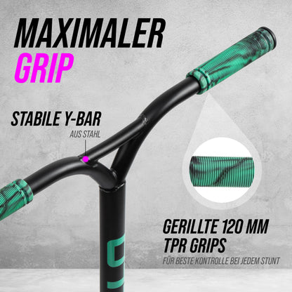 Apollo Stuntscooter Hawk – Freestyle-Kickscooter Trick-Roller