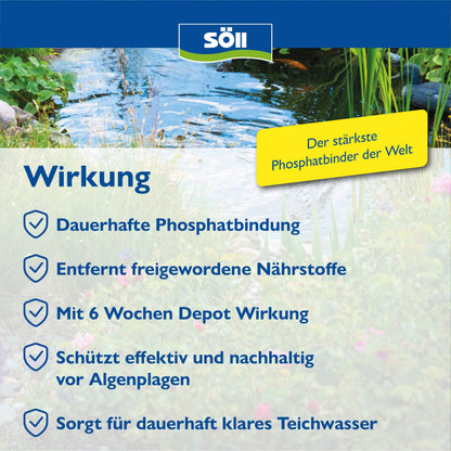 Söll PhosLock AlgenStopp Phosphatbinder 10 kg für 200.000 Liter