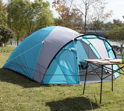 Portal Kuppelzelt 3-4 Personen wasserdicht 4000 mm mit Vorzelt