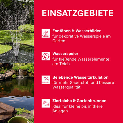 T.I.P. Wasserspielpumpe WPS 1000 R Teichpumpe 1.000 l/h