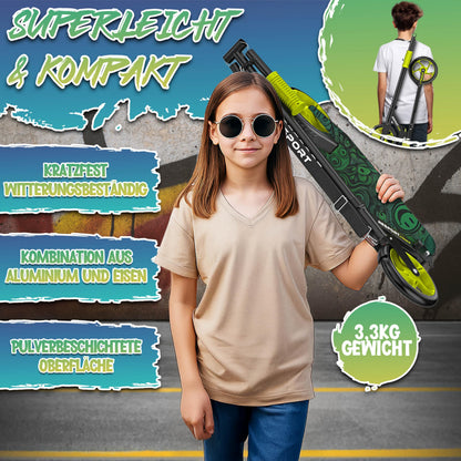 RE:SPORT Cityroller für Kinder & Erwachsene, klappbar, bis 100 kg