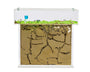 AntHouse Ameisenfarm aus Sand, T Acryl Set Big, 25x20x1,5 cm – Acryl-Sandwich mit Futterbox für die Ameisenzucht