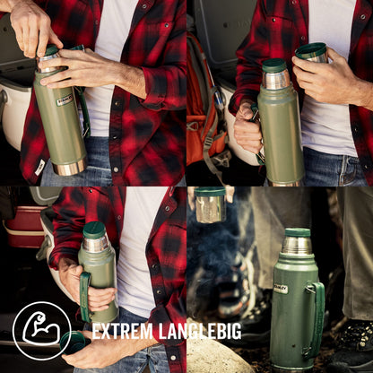 Stanley Classic Legendary Thermoskanne 1 L Edelstahl auslaufsicher