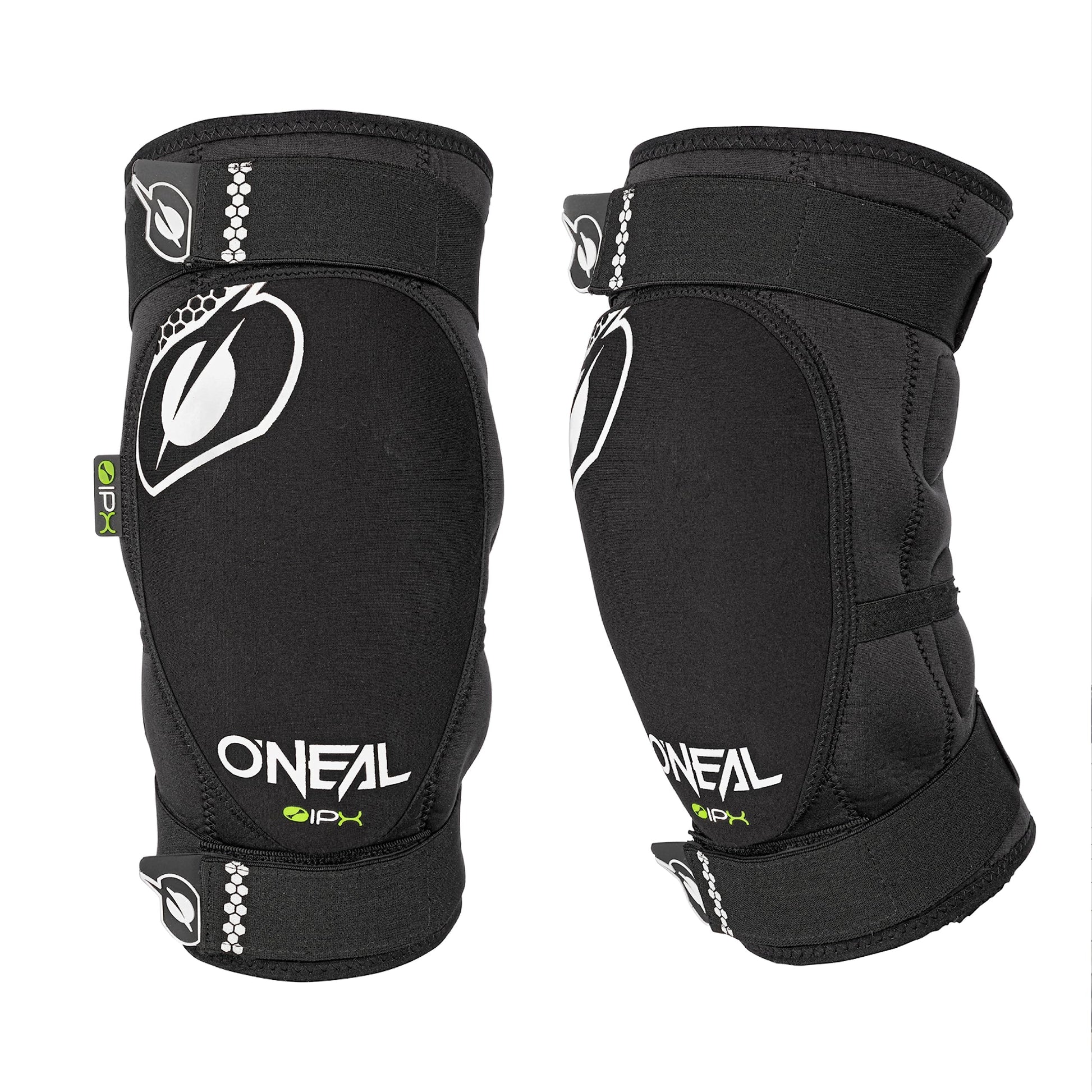 O'NEAL Dirt Knee Guard Knieprotektor BMX MTB, Schwarz Weiss, Grösse S – weicher Knieschoner aus Neopren