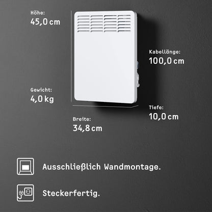 STIEBEL ELTRON CNS 50 Trend Wandkonvektor Elektroheizung 0.5 kW