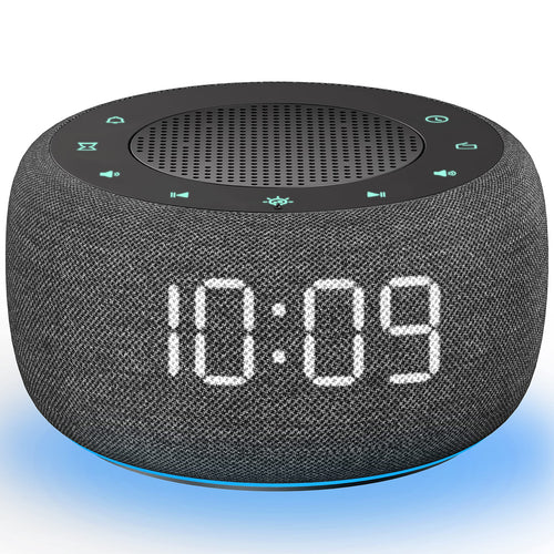 Buffbee RS11 Digitaler Radiowecker mit Nachtlicht und FM-Radio, kompakt mit Display und leuchtenden Tasten