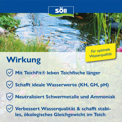 Söll 81738 TeichFit Wasseraufbereiter 2,5 kg für Gartenteich