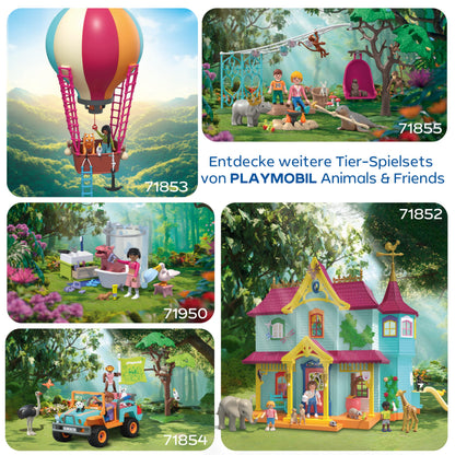 PLAYMOBIL 71852 Animals & Friends Kunterbunte Tier-Villa ab 4 Jahren