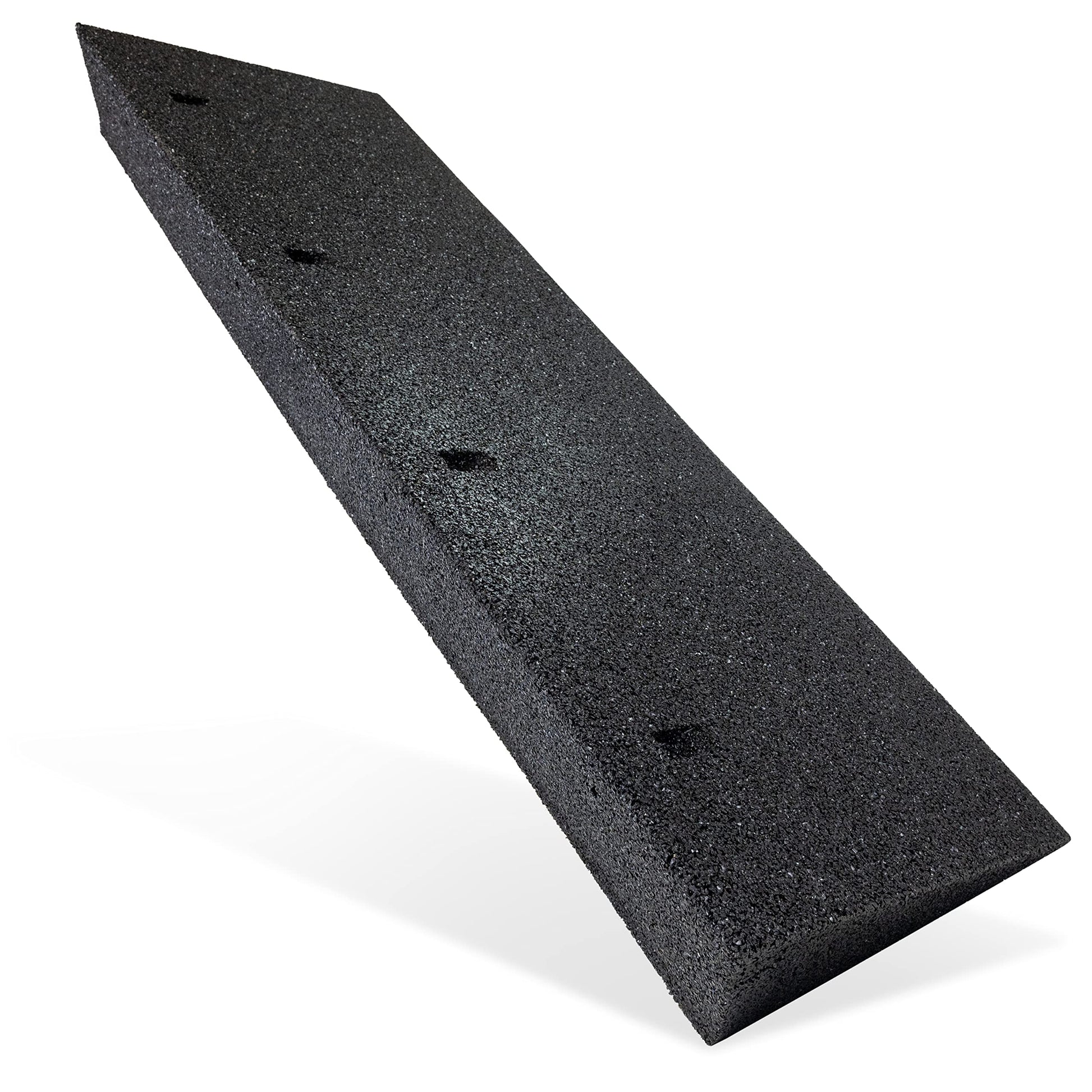 HASKYY Bordsteinrampe Gummi 1000x290x110 mm Auffahrrampe bis 5 t, schwarzes Gummigranulat