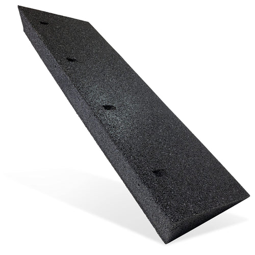 HASKYY Bordsteinrampe Gummi 1000x290x110 mm Auffahrrampe bis 5 t, schwarzes Gummigranulat
