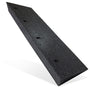 HASKYY Bordsteinrampe Gummi 1000x290x110 mm Auffahrrampe bis 5 t, schwarzes Gummigranulat
