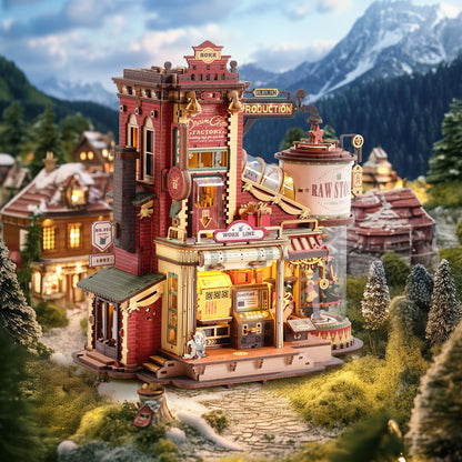 ROKR Traumgeschenkfabrik 3D Holzpuzzle - Musik-Modell EAB01