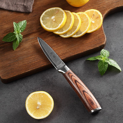 Wakoli EDIB Damastmesser-Set 6-teilig Kochmesser
