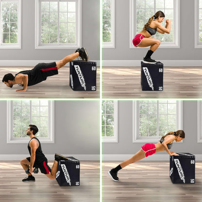 Tunturi Soft Plyometric Box Fitnessbox - 50x60x75 cm
