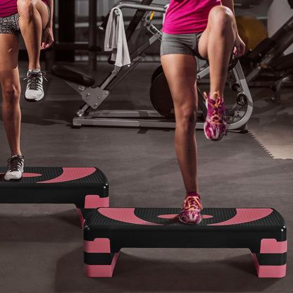 Yaheetech Aerobic Steppbrett, 3-fach höhenverstellbar, bis 250 kg