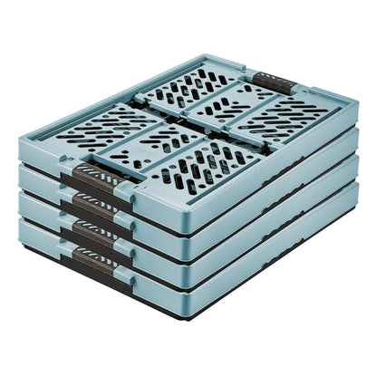 keeeper Ben Profi-Klappboxen 4er-Set – 45 l Nordic Blue